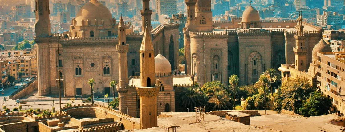 Old Cairo Mosque, churches, and New Grand Museum by plane from Sharm