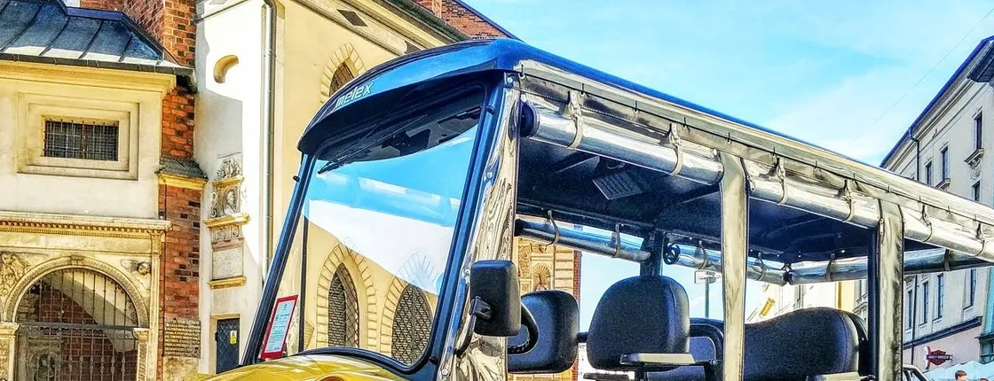 Krakow Old Town sightseeing tour by electric golf cart