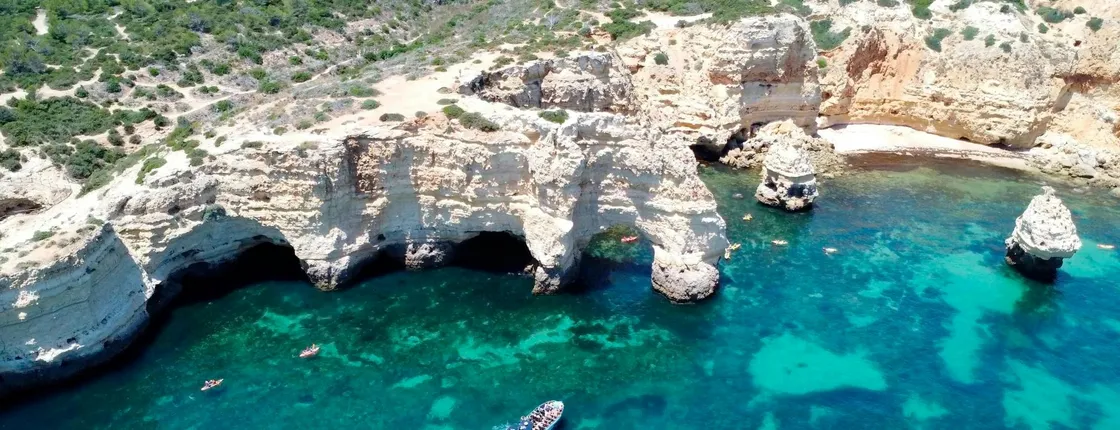 Benagil Caves and Algarve coast guided boat tour