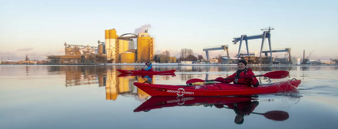 Winter Kayak Tour in Gdansk