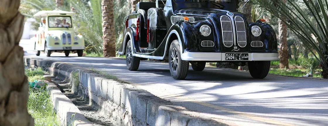 Al Hamra village electric cart tour