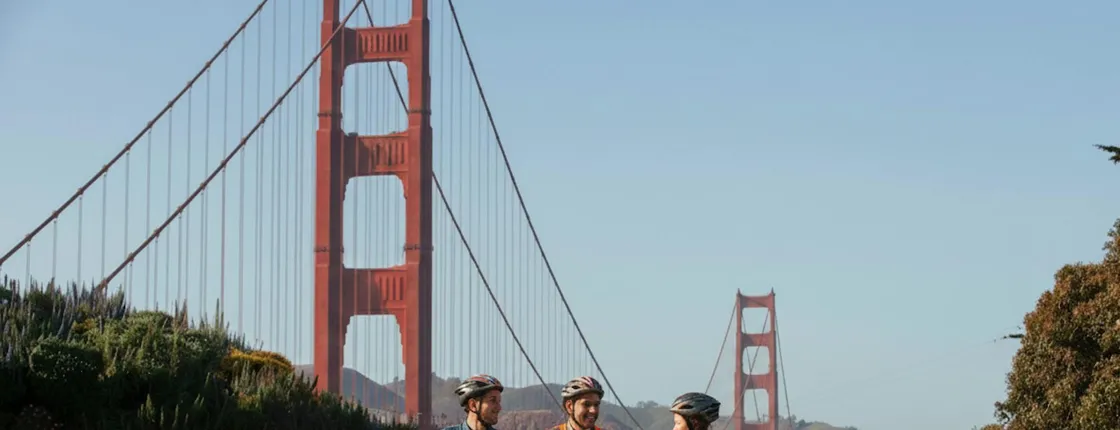 Golden Gate Bridge to Sausalito guided bike tour