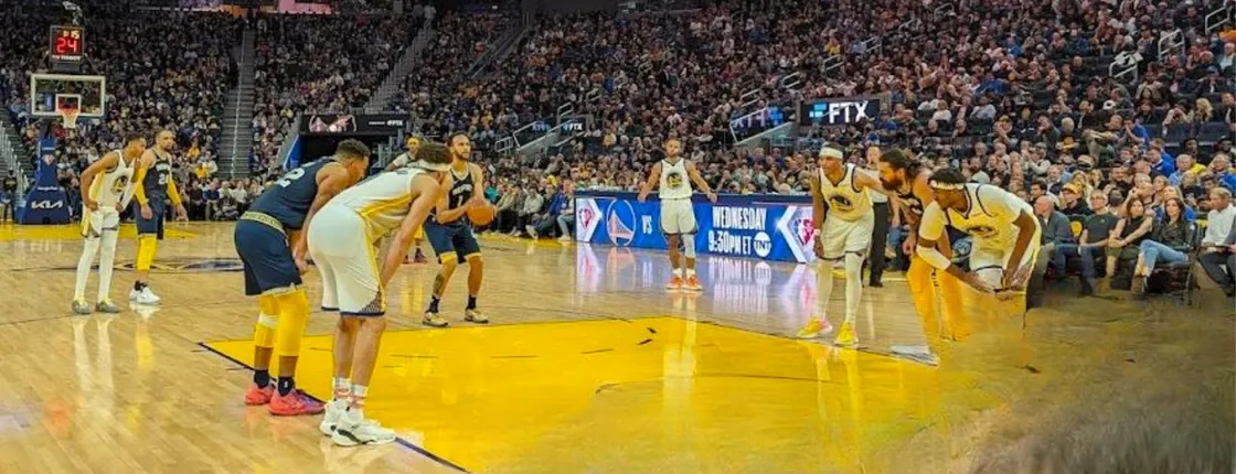 Golden State Warriors NBA game ticket at Chase Center