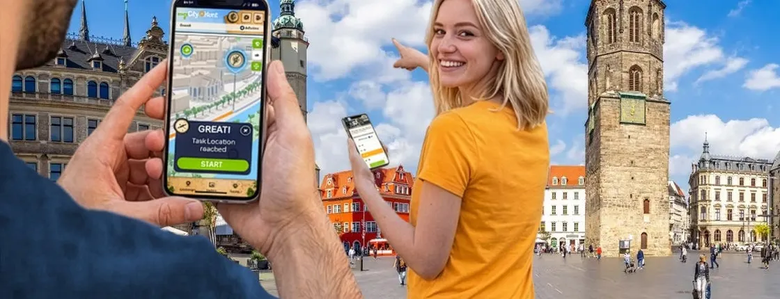Self-guided digital scavenger hunt in Halle
