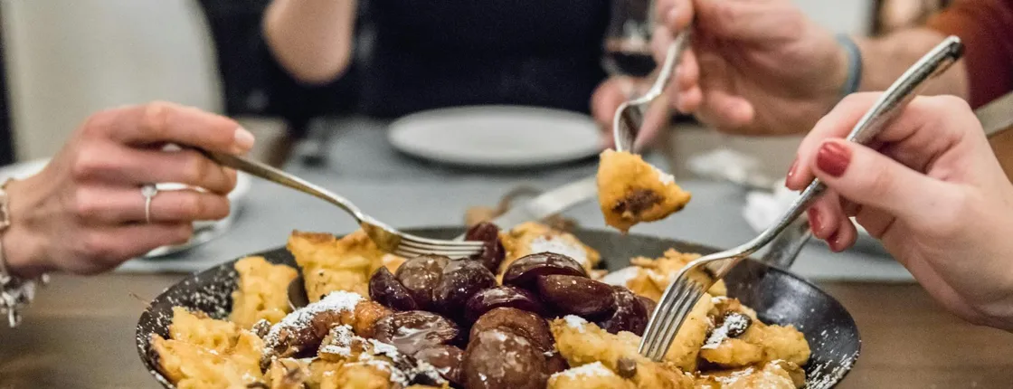 Traditional Kaiserschmarrn cooking class and tasting