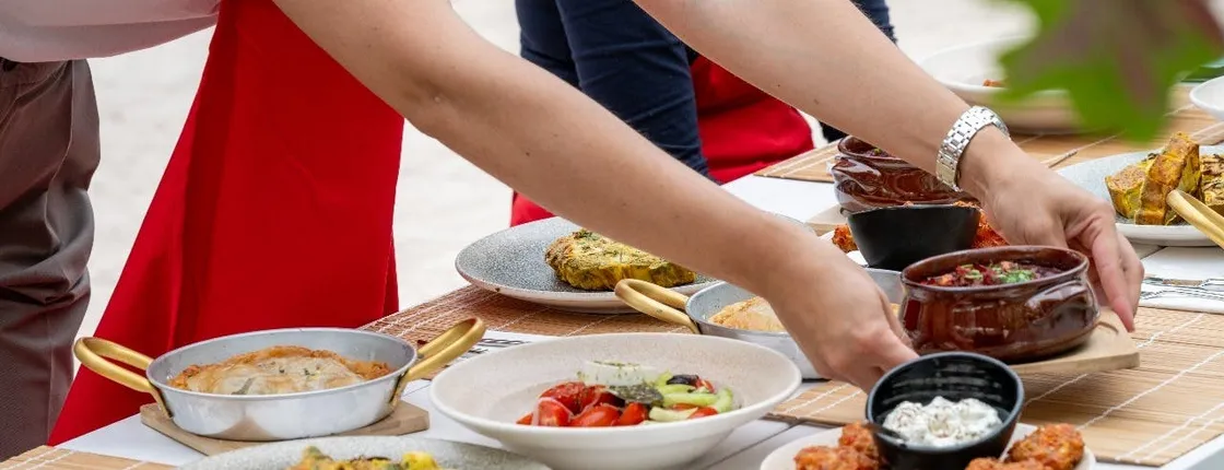Cooking class and wine tasting in Santorini
