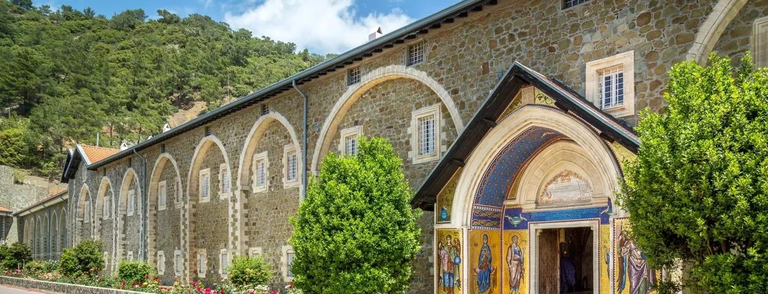Troodos Mountains tour with Kykkos Monastery visit and lunch