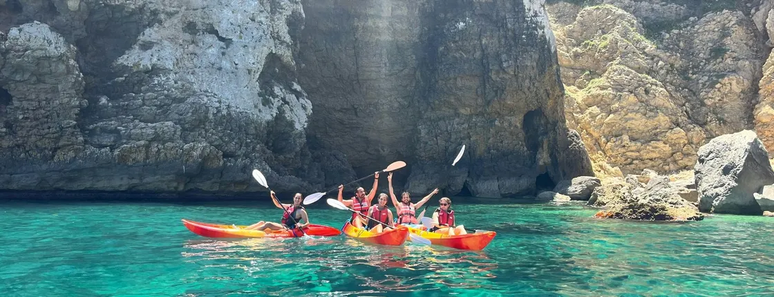 Cala Portixol Snorkeling, Kayaking and Cliff Jumping Tour