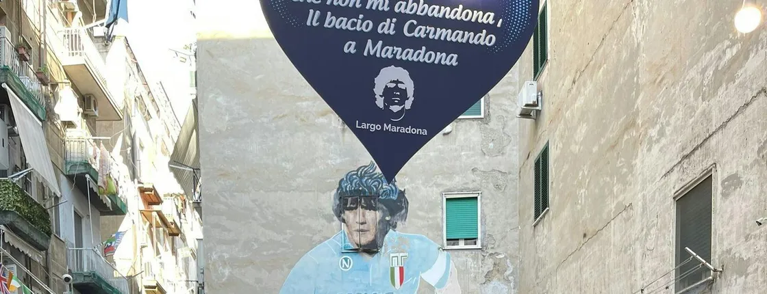 SSC Napoli football match with local in Naples