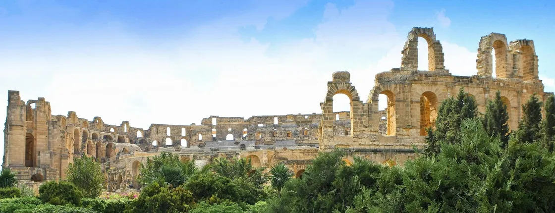 El Jem Colosseum tour with pirate boat cruise
