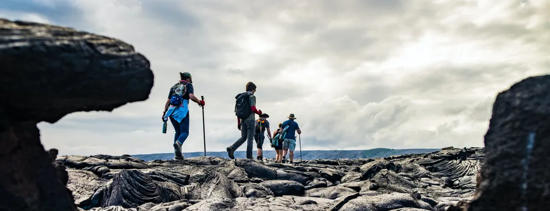 Hiking tour of Hawaii Volcanoes National Park