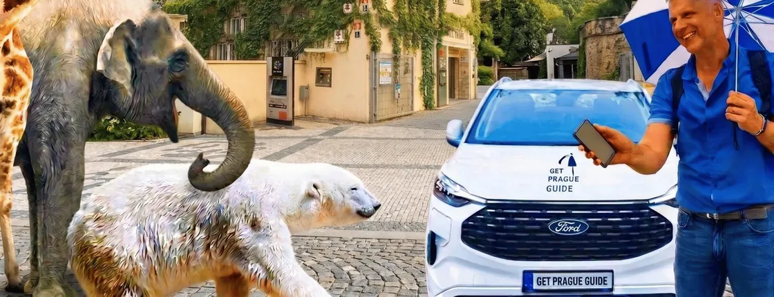 Transfer to Prague Zoo with audio guide