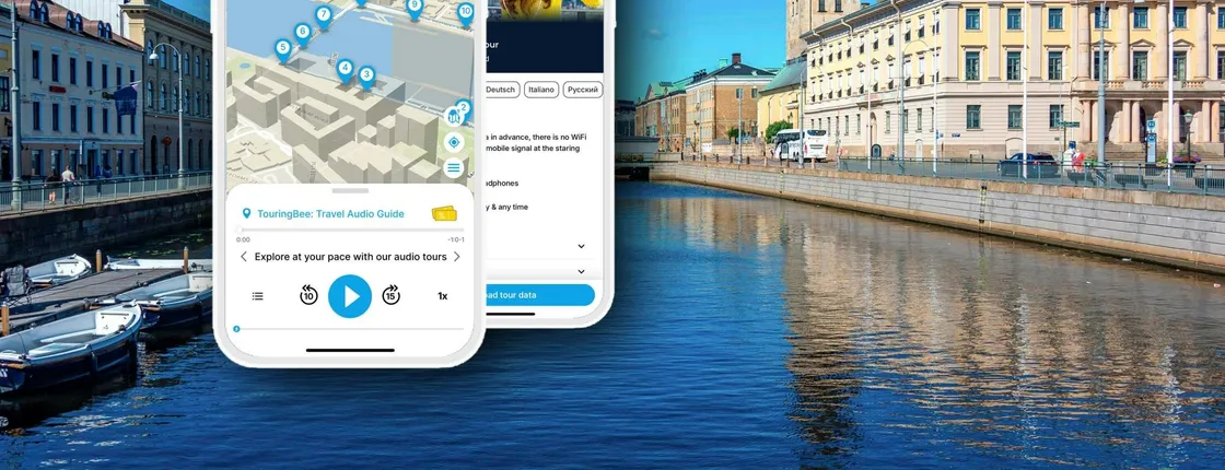 Gothenburg self-guided walking tour with audio app