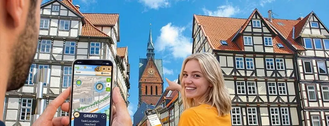 Self-guided digital scavenger hunt in Hannover