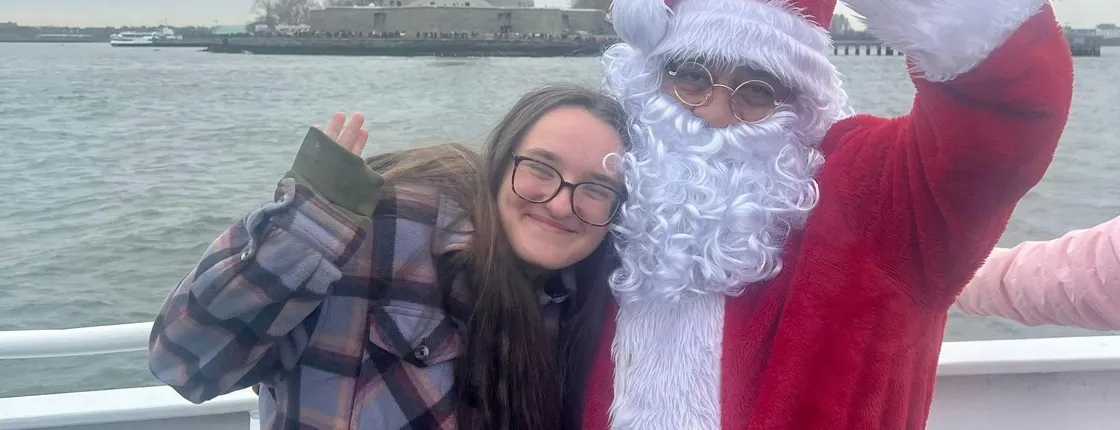 New York City holiday cruise with Santa Claus