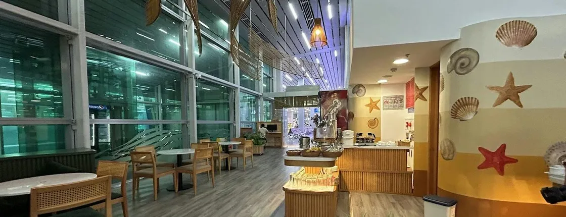 Entrance to the Phu Quoc International Airport lounge