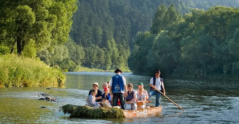 Dunajec river gorge rafting from Krakow