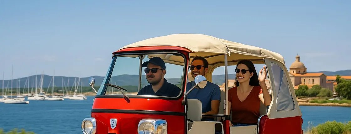 1-Hour Tuk-Tuk Tour of Olbia