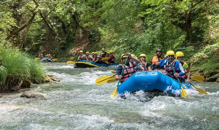 Rafting Lousios river
