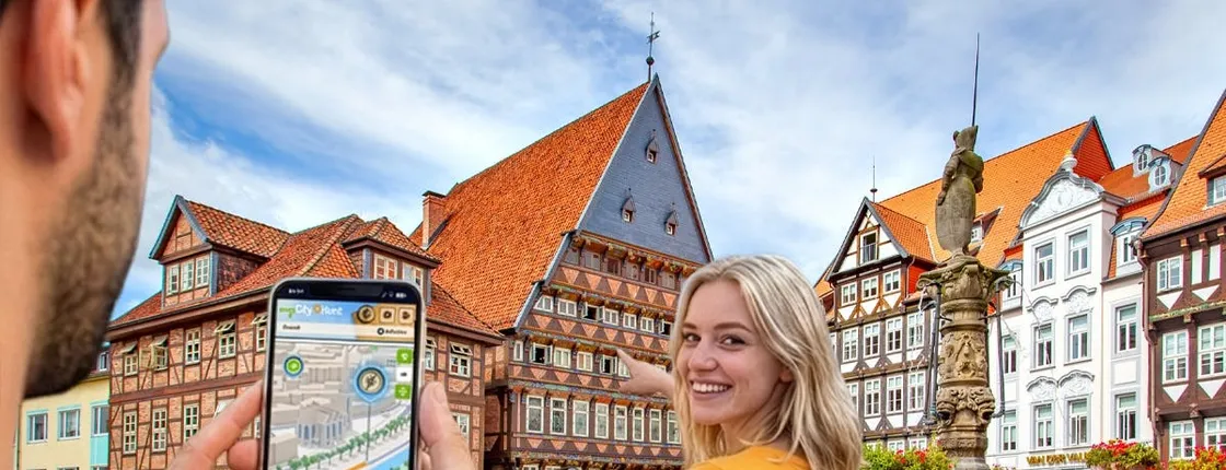 Self-guided digital scavenger hunt in Hildesheim