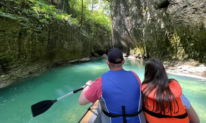 From Kutaisi: Martvili & Okatse Canyons & Prometheus Cave Tour
