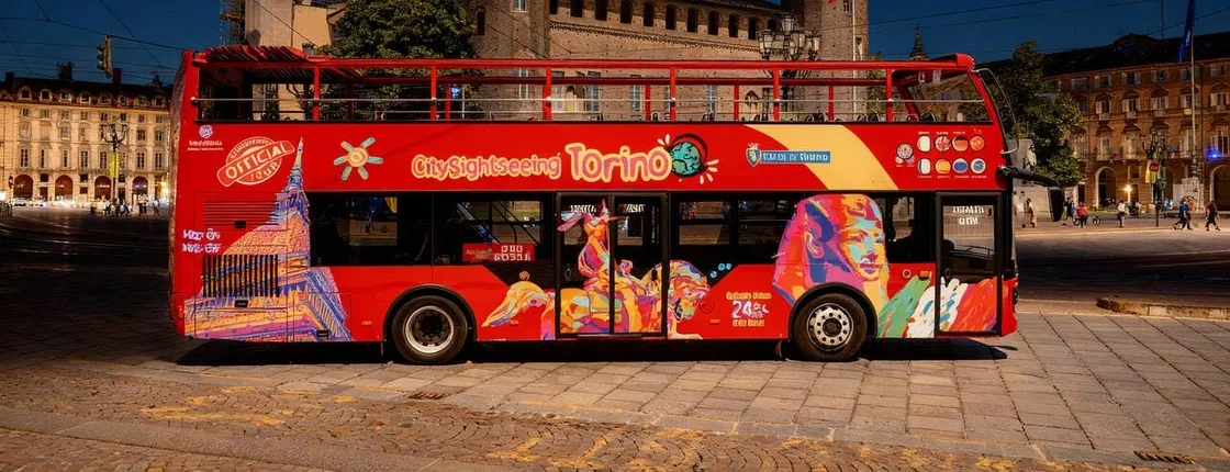 Turin night tour by Open Bus