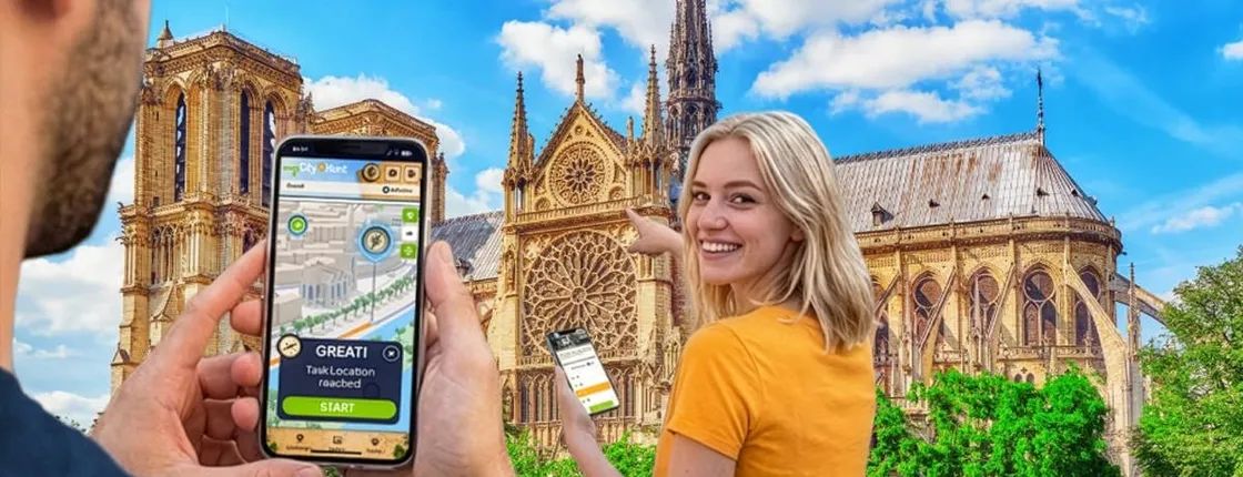 Self-guided digital scavenger hunt in Paris