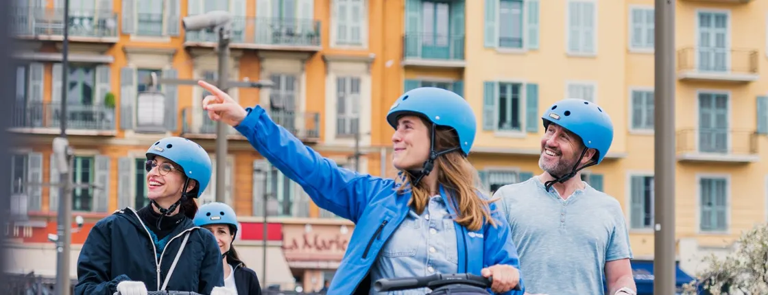Guided Segway panoramic tour of Nice and French Riviera coastline