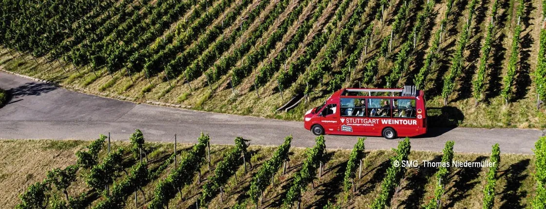 24-hour Stuttgart hop-on hop-off bus winetour