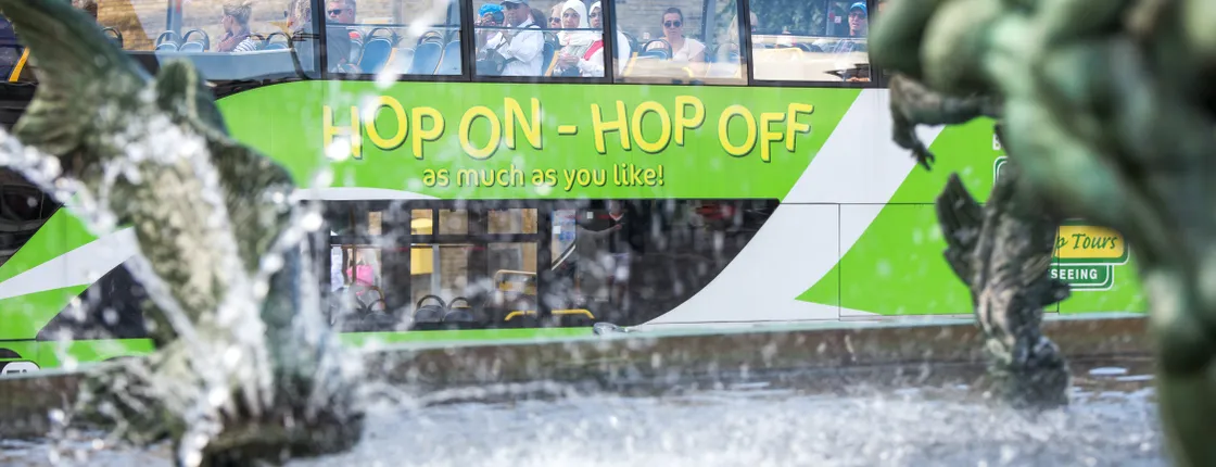 City Sightseeing hop-on hop-off bus tour of Gothenburg