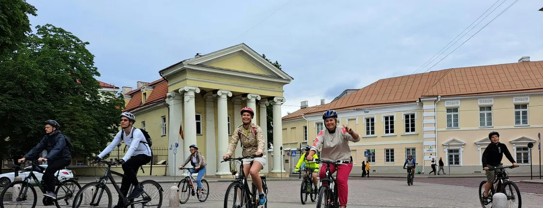Vilnius bike tour showcasing the city's highlights