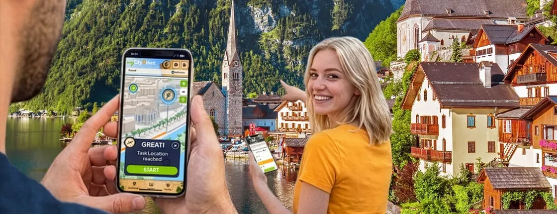 Self-guided digital scavenger hunt in Hallstatt