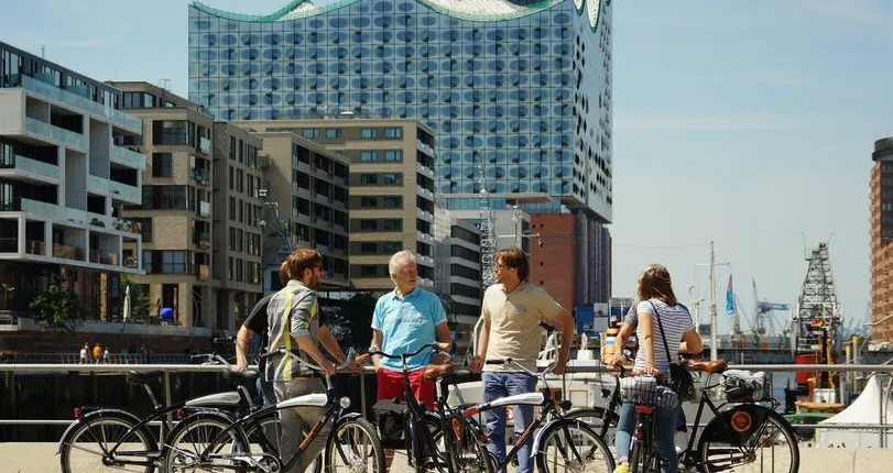 Hamburg sightseeing bike tour