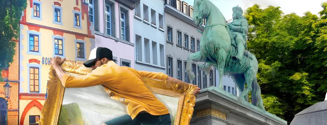 Adventure rally in Düsseldorf´s Old Town "Art theft"