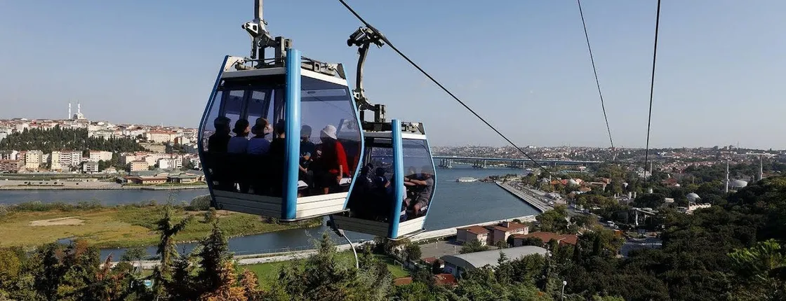 The tour of Golden Horn and Miniaturk Park tour in Istanbul