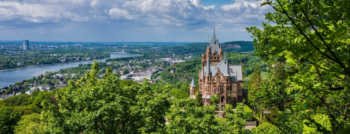 Rhine sightseeing cruise with live German guide