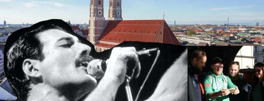 City rally in Munich "In the footsteps of Freddie Mercury"