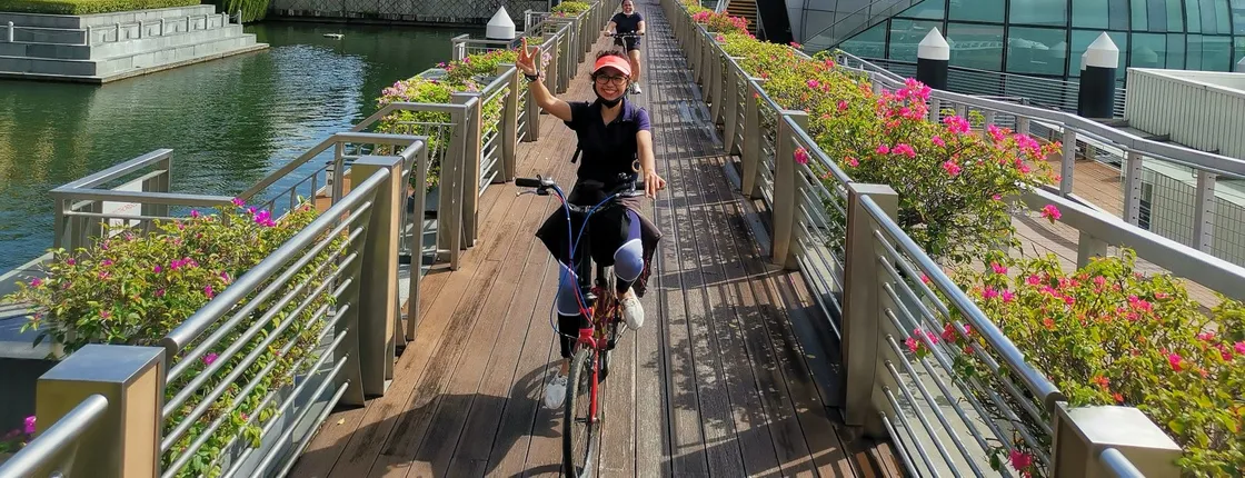 Lion City bike tour in Singapore