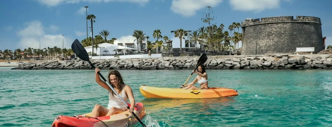 Individual Kayak hire ticket from Caleta de Fuste harbour