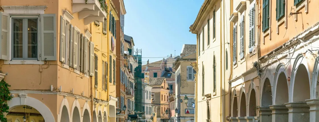 Corfu Town transfer and free time