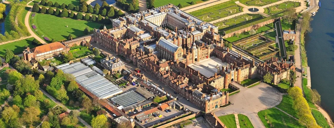 Hampton Court full day access with guided tour and afternoon tea