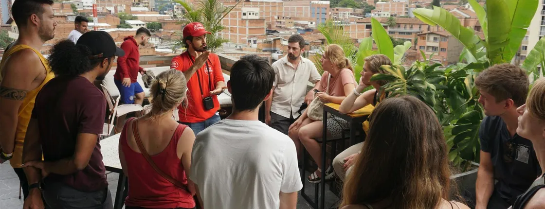 Medellín conflict guided walking tour