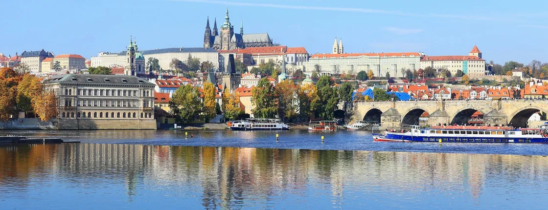 Panoramic Vltava river cruise in Prague