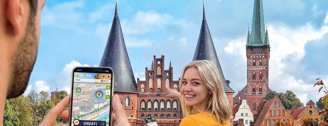 Self-guided digital scavenger hunt in Lübeck