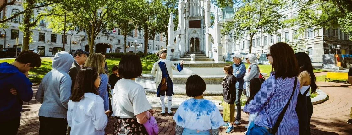 Quebec city under siege military walking tour