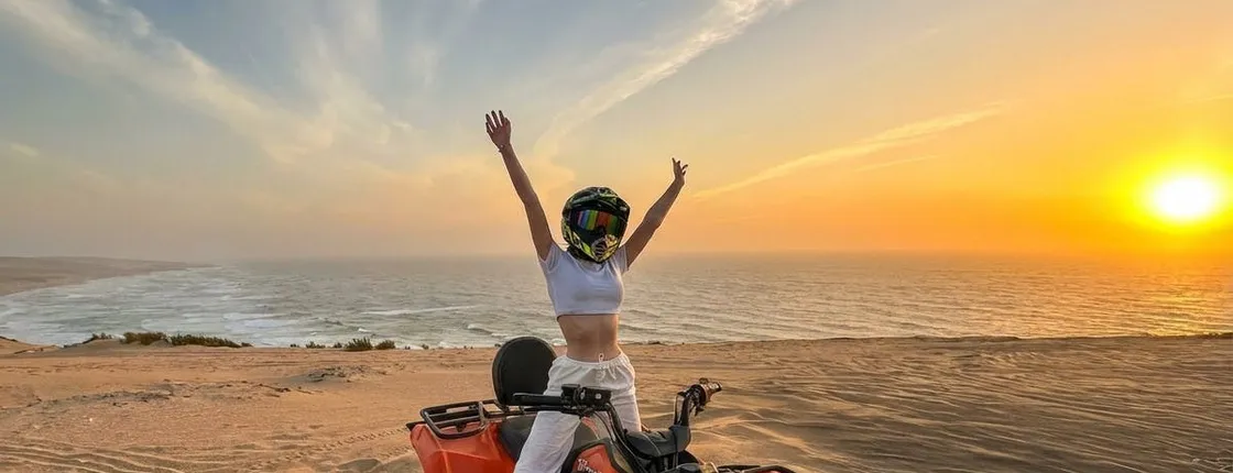 Half-day Tamri tour with camel ride, quad-biking and sandboarding