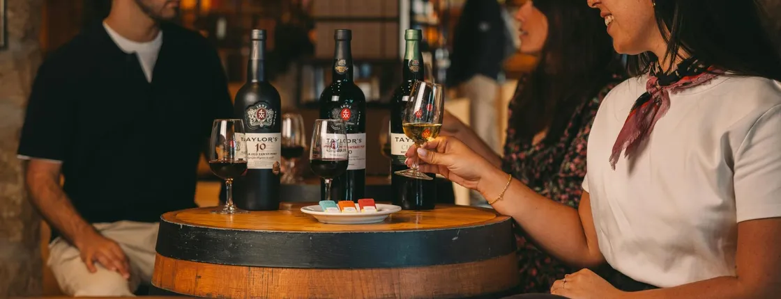 Taylor's Port wine shop and tasting room in Lisbon
