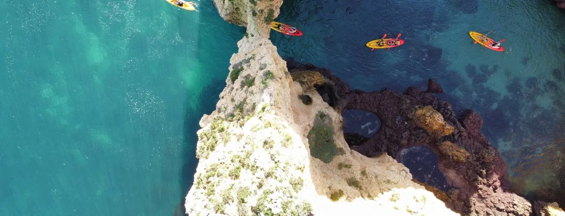 Kayak grotto tour from Lagos
