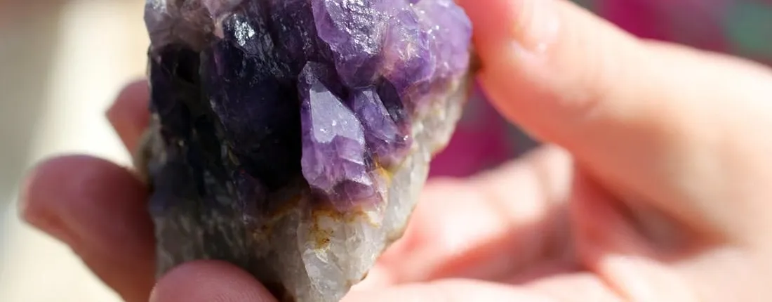 Explore an amethyst mine winter experience
