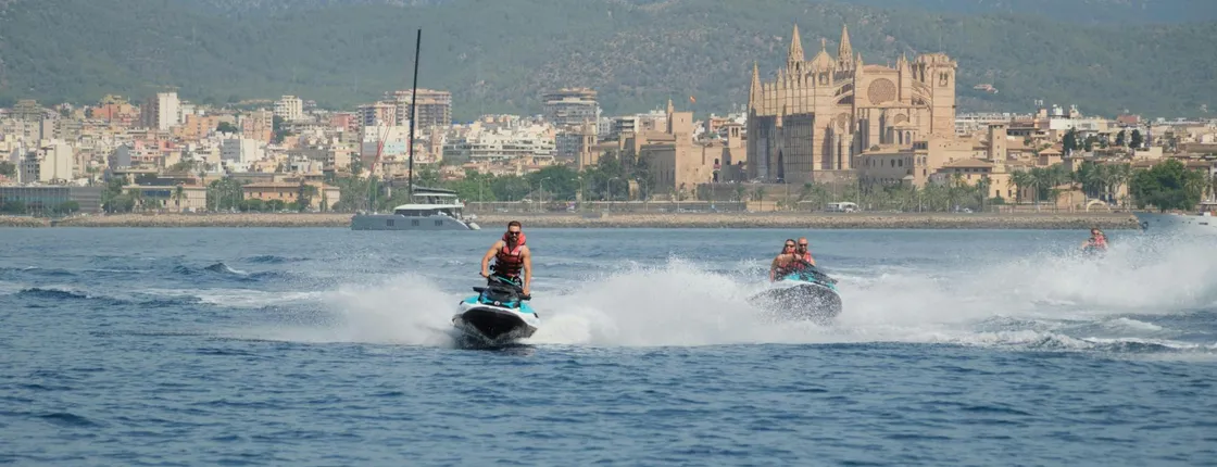 55-minutes jet ski experience in Mallorca
